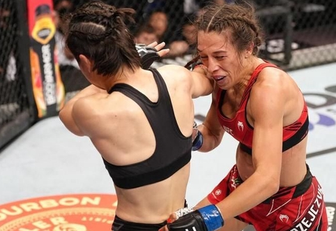 UFC-张伟丽重获金腰带 赛场直接KO乔安娜 