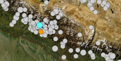 尼泊尔发生6.6级地震，目前已6人死亡