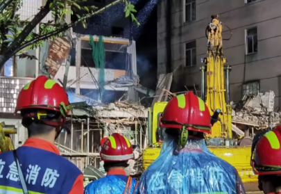 温州一楼房垮塌,致三人不幸遇难